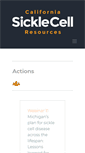 Mobile Screenshot of casicklecell.org